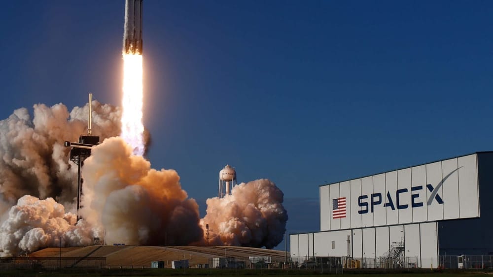 Elon Mus: Start einer SpaceX Rakete