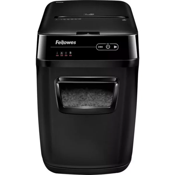 Fellowes - Aktenvernichter AutoMax 200C 4682901 P-4, 32lt, Schwarz