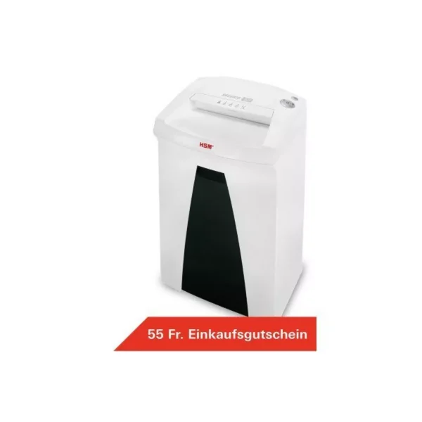 HSM - Aktenvernichter SECURIO B22 1833121 P-4, 33lt, Weiss Bunt