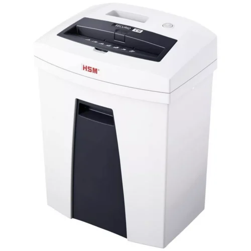 HSM - Aktenvernichter Streifenschnitt 3.9 mm 25 l, Weiss Bunt