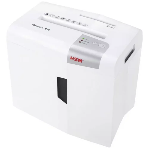 HSM - Aktenvernichter Streifenschnitt 6 mm 18 l, Weiss Bunt