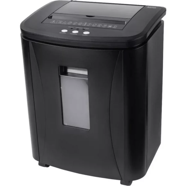Hama - Aktenvernichter Premium AutoM120, Schredder mit Sicherheitsstufe E3 P4 T4, Schwarz