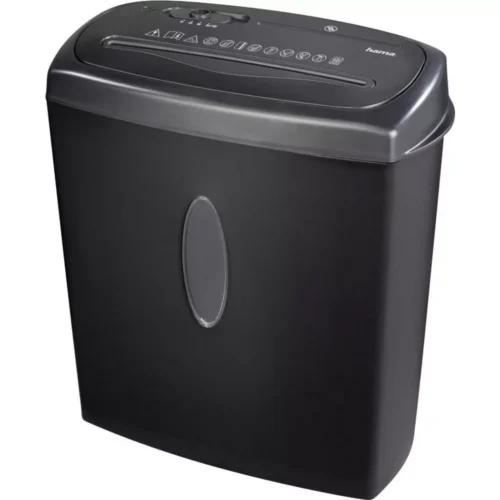 Hama - Aktenvernichter Streifenschnitt 4 x 40 mm 15 l, Schwarz