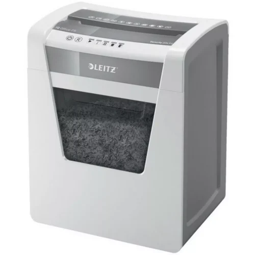 Leitz - Aktenvernichter IQ 8002-20-00 Office, P-5, 23lt, Weiss Bunt