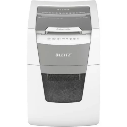 Leitz - Aktenvernichter IQ AF 8012-20-00 Small Office 100, P-5, 34lt, Weiss Bunt