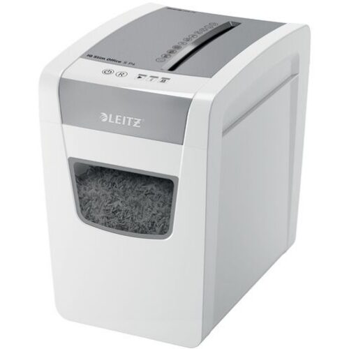 Leitz Bürogeräte Aktenvernichter IQ Slim Office S P-4, 12 Blatt