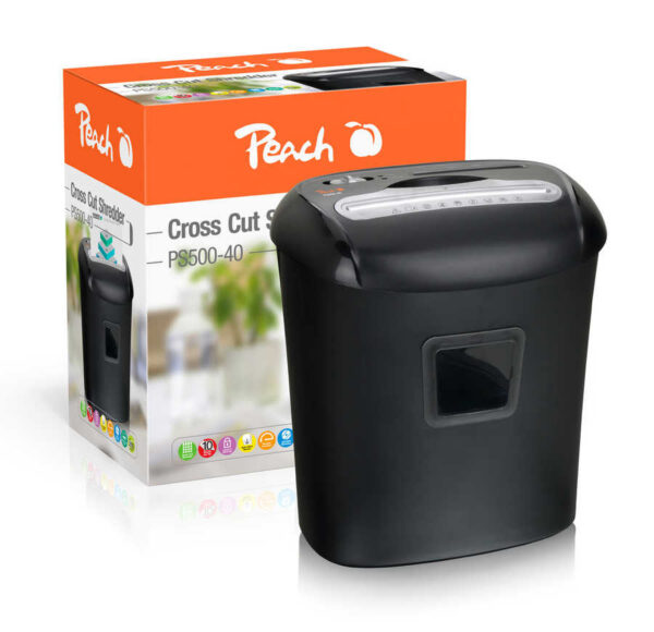 P-4 - 10 Blatt - Peach Aktenvernichter - PS500-40
