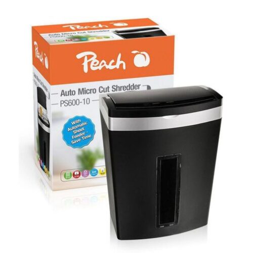 Peach Bürogeräte Aktenvernichter PS600-10 P-5, 90 Seiten