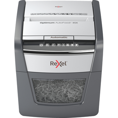 REXEL Aktenvernichter Optimum AF+ 2020045XCH 45X, P-4, 20lt