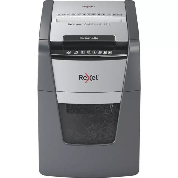 Rexel - Aktenvernichter Optimum AF+ 2020090XCH 90X, P-4, 20lt, Schwarz