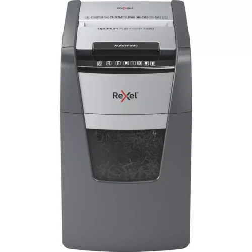 Rexel - Aktenvernichter Optimum AF+ 2020130MCH 130M, P-5, 44lt, Schwarz
