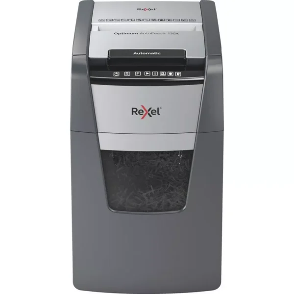 Rexel - Aktenvernichter Optimum AF+ 2020130XCH 130X, P-4, 44lt, Schwarz