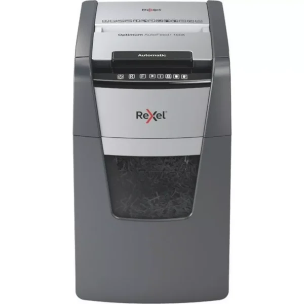 Rexel - Aktenvernichter Optimum AF+ 2020150XCH 150X, P-4, 44lt, Schwarz
