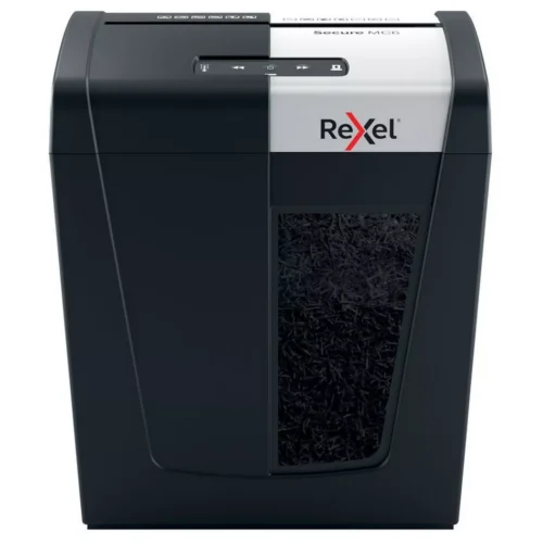 Rexel - Aktenvernichter Secure 2020130EU MC6, P-5, 18lt, Schwarz